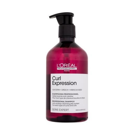 L'Oréal Professionnel curl expression professional jelly shampoo 500 ml shampoo idratante per capelli mossi e ricci per donna