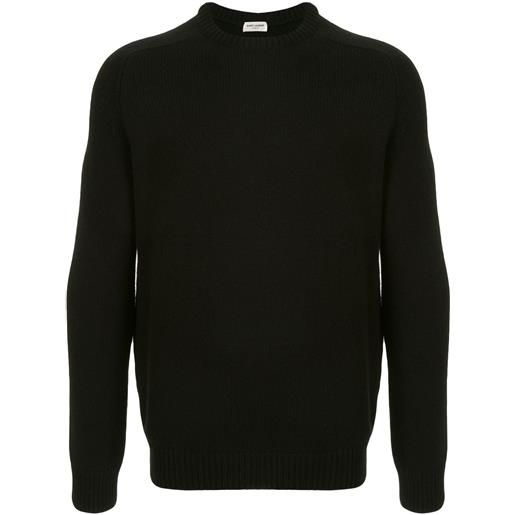 Saint Laurent maglione a girocollo - nero