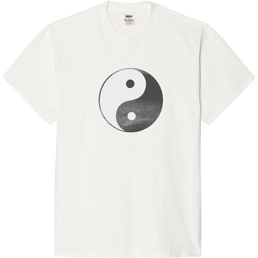 RE/DONE t-shirt ying yang con stampa - bianco