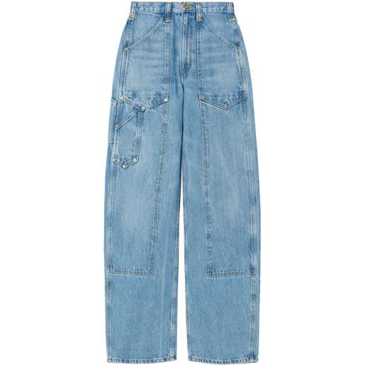 RE/DONE jeans super high workwear - blu