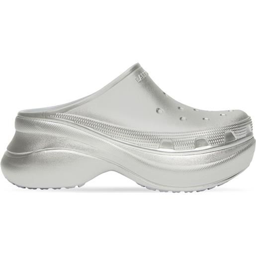 Balenciaga sandali slides chunky Balenciaga x crocs™ - argento