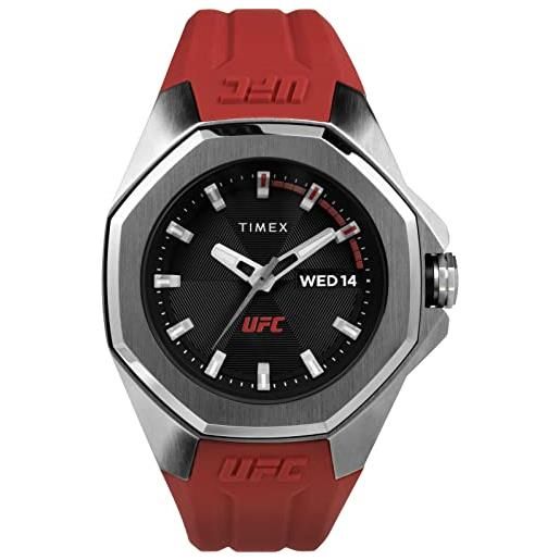 Timex orologio analogico al quarzo uomo con cinturino in silicone tw2v57500