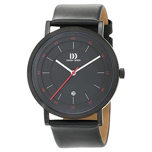 Danish Design 3314527 - orologio da polso uomo, pelle, colore: nero