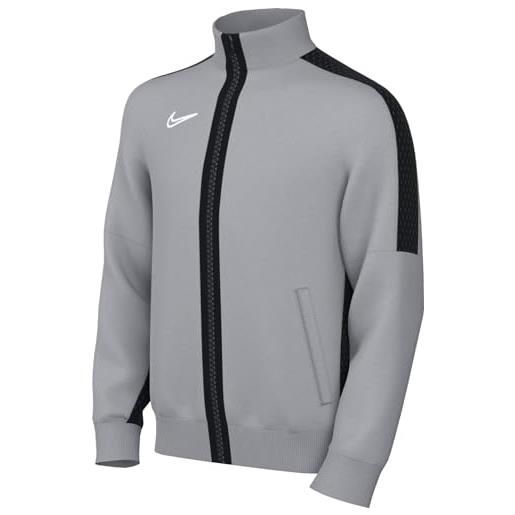 Nike knit soccer track jacket y nk df acd23 trk jkt k, wolf grey/black/white, dr1695-012, xl