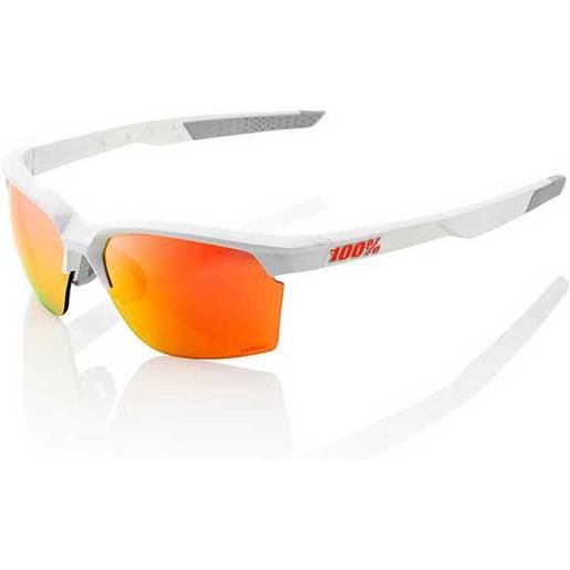 100percent sportcoupe mirror sunglasses bianco hiper red multilayer mirror/cat2