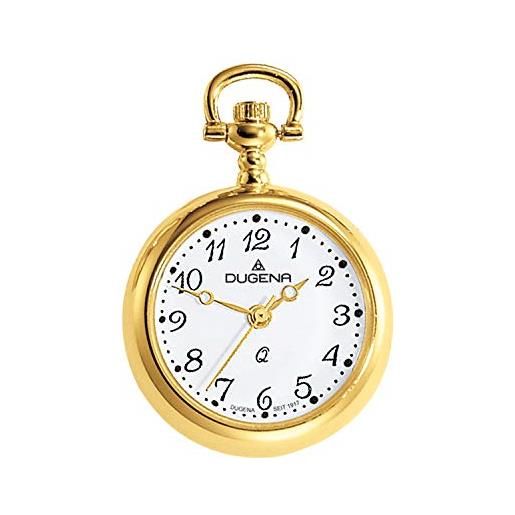 Dugena orologio da taschino da donna 4287991-1 lepine al quarzo, oro, catena inclusa