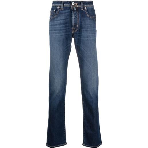 Jacob Cohën jeans slim con ricamo - blu