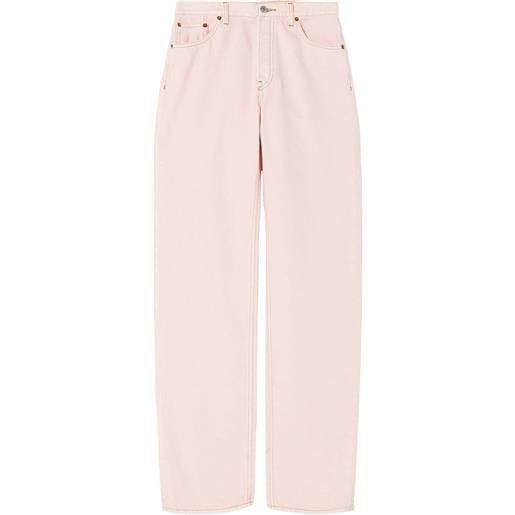 RE/DONE jeans a gamba ampia - rosa