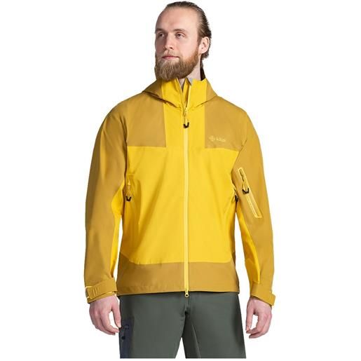 Kilpi mamba full zip rain jacket giallo 3xl uomo