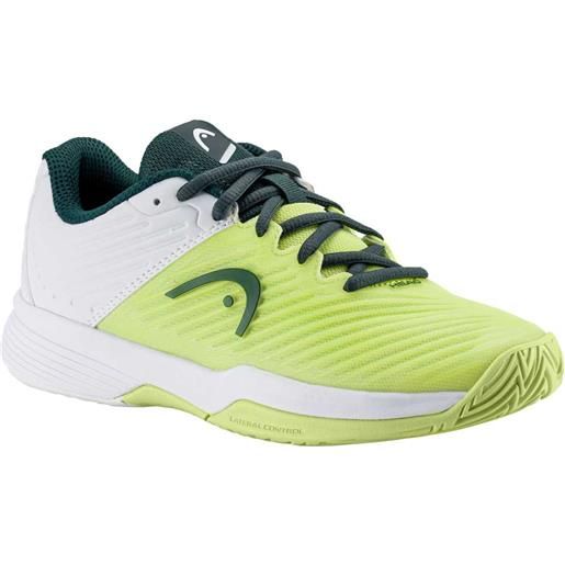 Head Racket revolt pro 4.0 hard court shoes verde, bianco eu 33