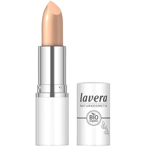 Lavera make-up labbra cream glow lipstick 04 peachy nude