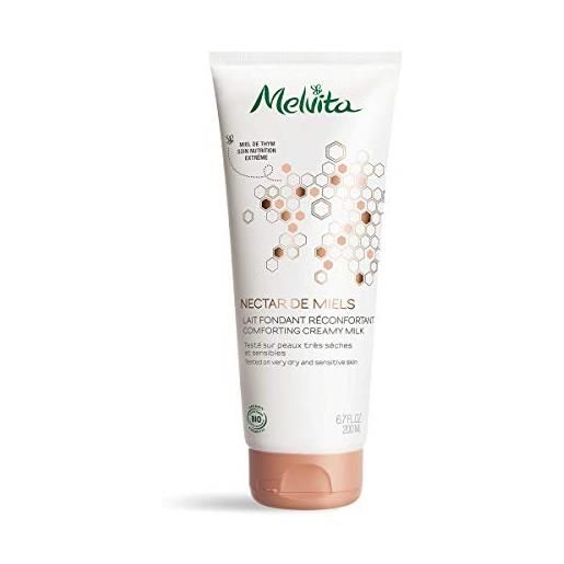 Melvita - latte corpo nectar de miels - lenisce e ripara - 99% naturale - certificato biologico - made in france - tubo da 200 ml