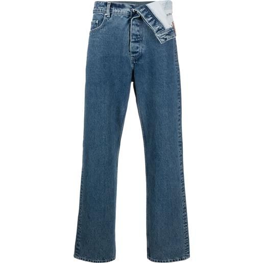 Y/Project jeans asimmetrici - blu