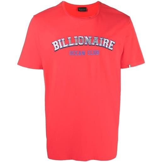 Billionaire t-shirt con stampa - rosso