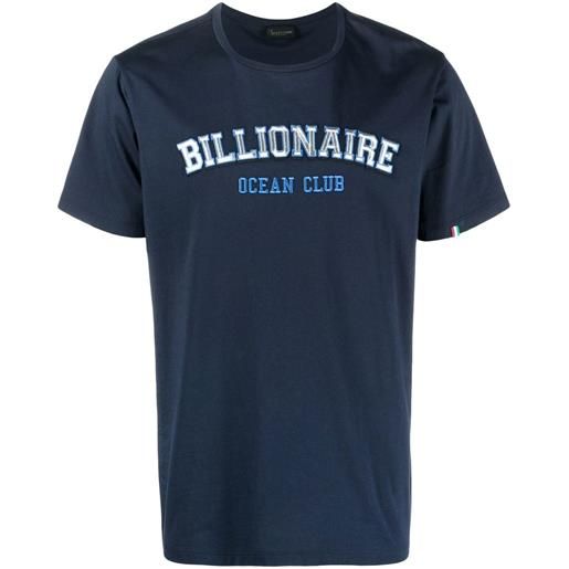 Billionaire t-shirt con stampa - blu