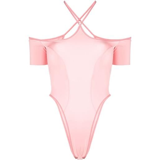 KNWLS body con cut-out - rosa
