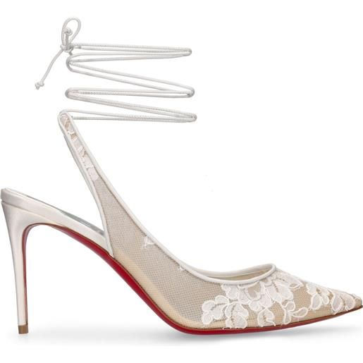 CHRISTIAN LOUBOUTIN décolleté kate in pizzo 85mm