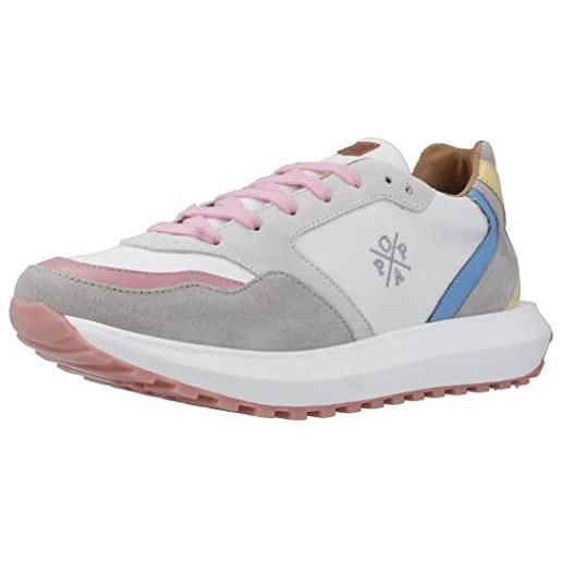 POPA sneaker maguey combinato rosa serraggio, scarpe da ginnastica donna, 40 eu