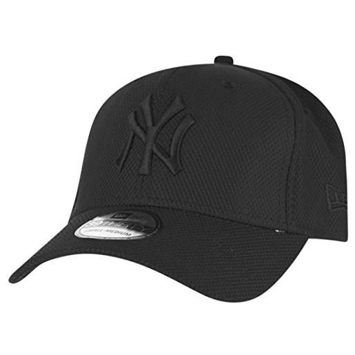 New Era york yankees 39thirty flexfit cap stretch diamond black - s-m