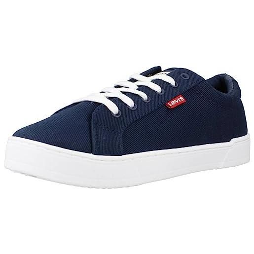 Levi's malibu 2.0, sneakers donna, blu navy, 37 eu