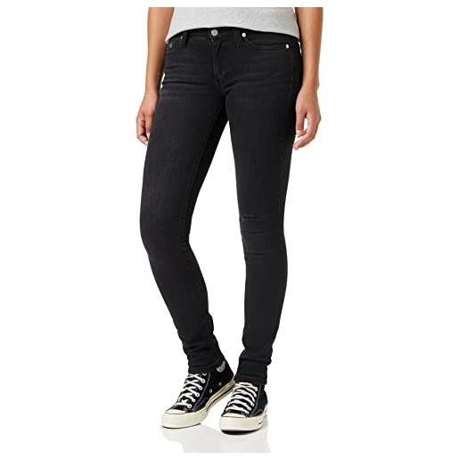 Calvin Klein Jeans ckj 011 rise skinny pantaloni, zz001 mid blue, 24w / 32l donna