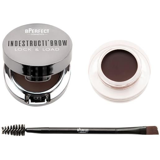 BPERFECT trucco occhi lock & load eyebrow pomade & powder duo charcoal