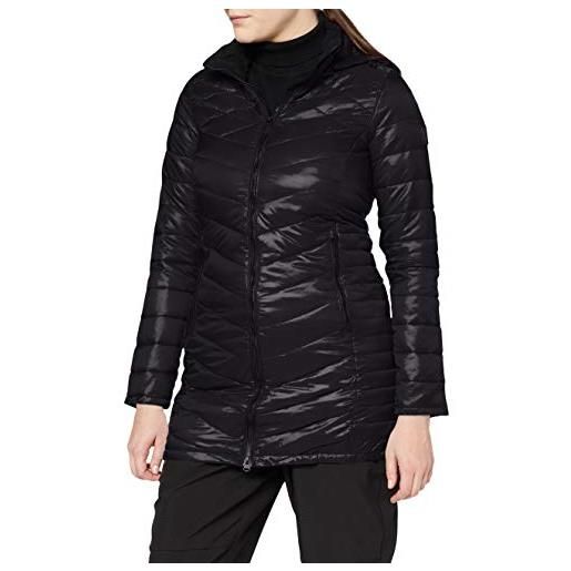 Regatta (reglc) lightweight. Insulated hooded baffle quilted jacket andel ii giacca leggera isolante con cappuccio trapuntata a pannelli, black, 16 donna