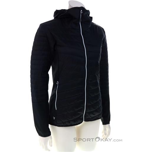 CMP hybrid jacket fix hood donna giacca outdoor