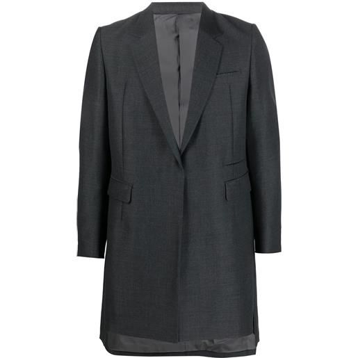 Undercover cappotto monopetto sartoriale - grigio