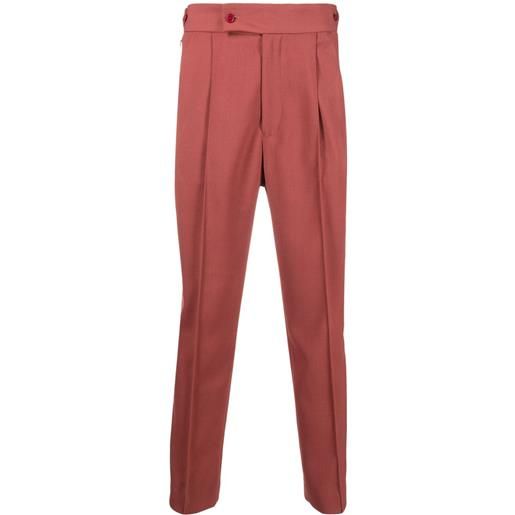Needles pantaloni sartoriali crop - rosa