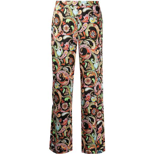 Fleur Du Mal pantaloni con stampa paisley - multicolore