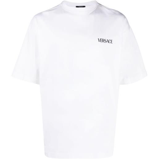 Versace t-shirt con stampa grafica - bianco
