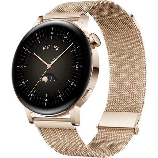 Huawei watch gt3 42mm elegant gold stainless smartwatch