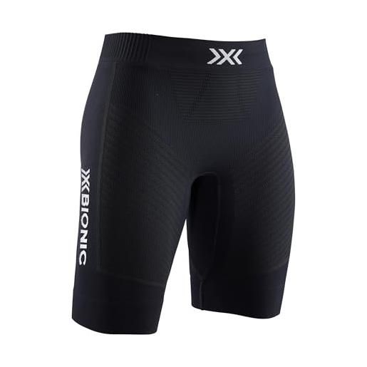 X-Bionic invent 4.0 - pantaloncini palestra donna - intimo tecnico sportivo - abbigliamento ciclismo e running - boxer traspiranti - per running e sport invernali, nero, xs
