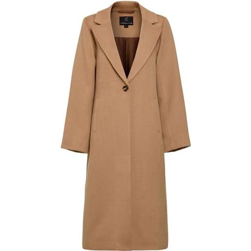 Unreal Fur cappotto monopetto belle du jour - marrone