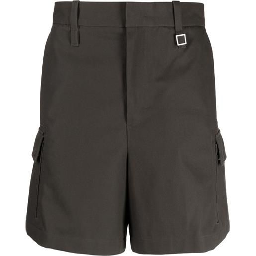 Wooyoungmi shorts sartoriali con tasche - marrone