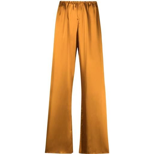 Forte Forte pantaloni a gamba ampia - arancione