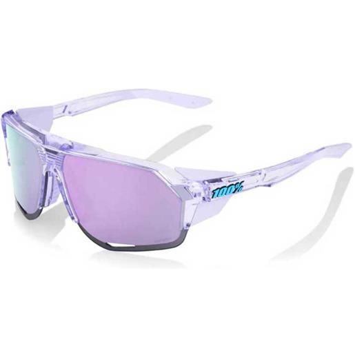 100percent norvik sunglasses trasparente purple multilayer mirror lens/cat3
