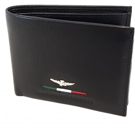 Aeronautica Militare portafoglio uomo in pelle Aeronautica Militare linea fighter nero