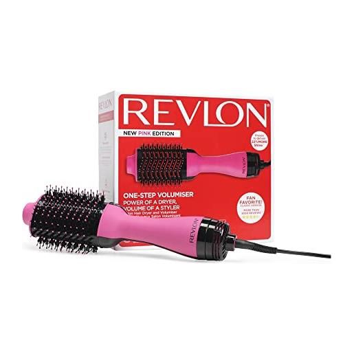 Revlon one-step asciugacapelli volumizzante - novità pink edition (one-step, tecnologia ionica e ceramica, capelli medi e lunghi) rvdr5222puk