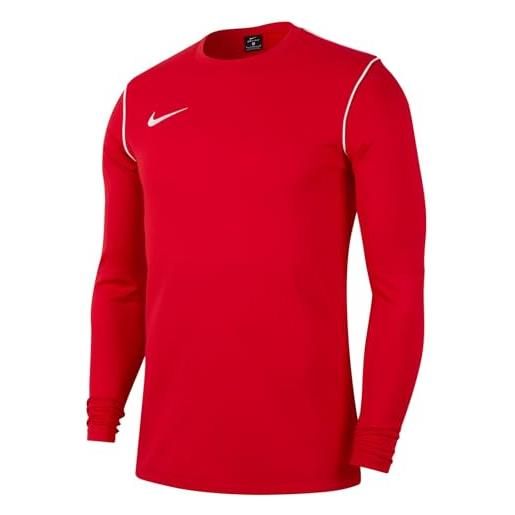 Nike park 20, maglia manica lunga uomo, universita 'rosso/bianco/bianco, l