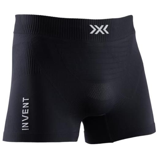 X-Bionic invent light boxer shorts men, uomo, arctic white/opal black, s