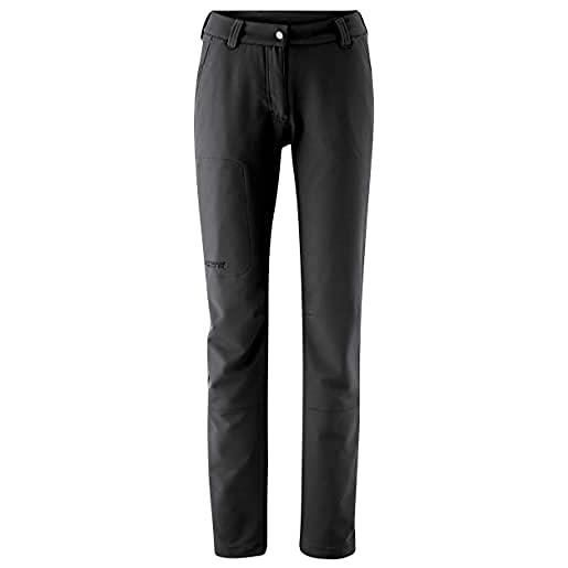 Maier sports 236005 helga pantaloni da trekking, donna, nero (black), 42 (dimensione del produttore: 38)