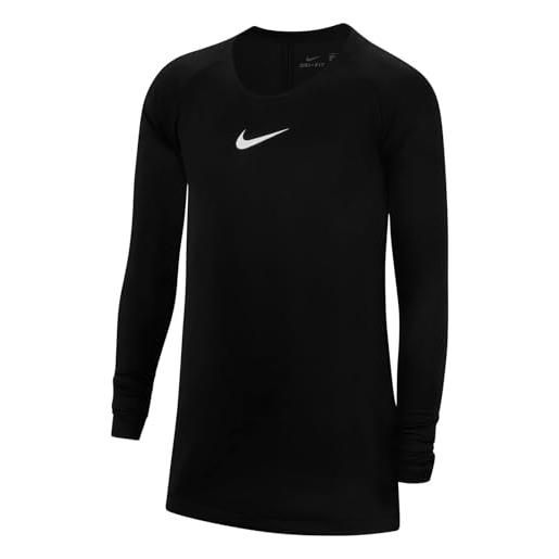 Nike dry park 1stlyr maglietta maglietta per bambini, unisex bambini, black/white, m