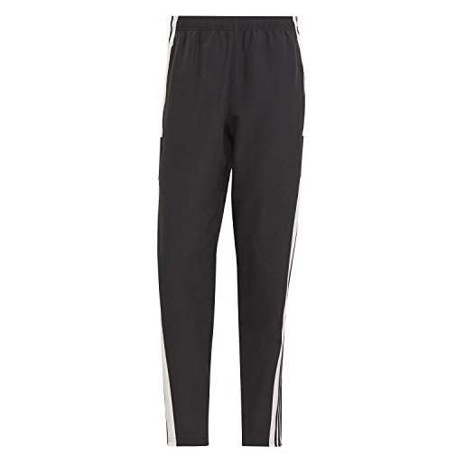 adidas sq21 pre pnt, pantaloni sportivi uomo, nero/bianco, 2xl