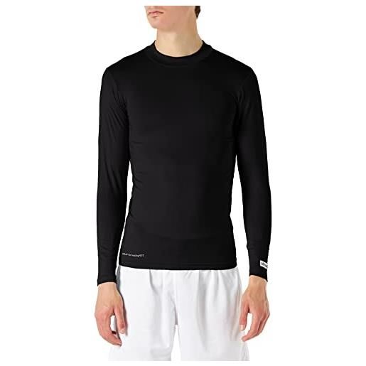 Uhlsport distinction, maglietta a maniche lunghe, nero (schwarz), xxxl