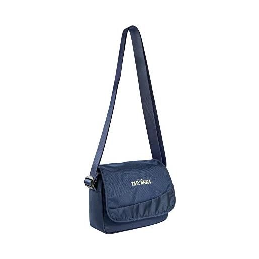 Tatonka cavalier handbag - borsa a tracolla sportiva con scomparti multipli, tasca frontale e portachiavi, marina militare, 2 liter, piccola borsa sportiva a tracolla realizzata con materiali robusti