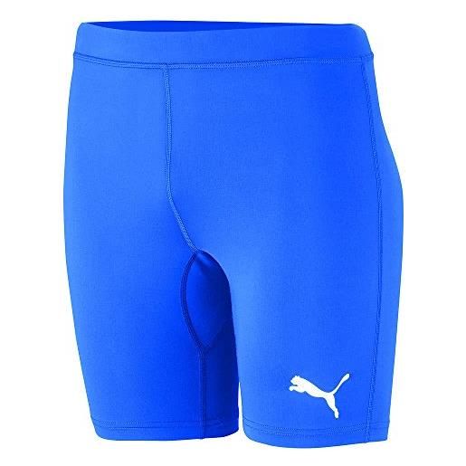 PUMA liga baselayer short tight, pantaloncini uomo, blu (electric blue lemonade), m