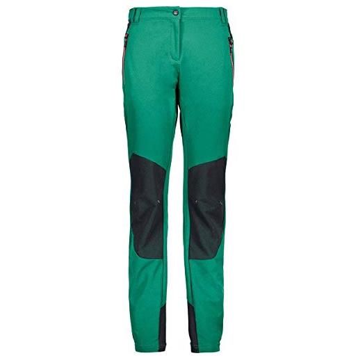 CMP unlimitech 39t5936, pantaloni donna, verde (mint), d44