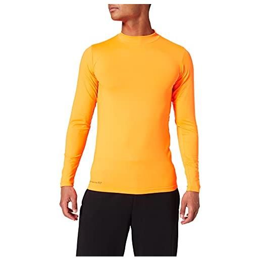 uhlsport distinction, maglietta a maniche lunghe, arancio fluo, xxxl